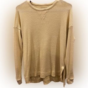 AE OVERSIZED LONG-SLEEVE PLUSH T-SHIRT